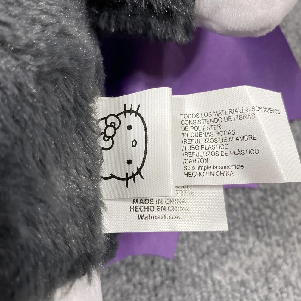 Hello Kitty Vampire‎ Bat Dracula Plush Stuffed Toy Greeter Halloween Purple Bow